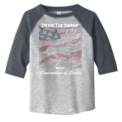 Drain The Swamp With A Convention Of States Toddler Fine Jersey T-Shirt