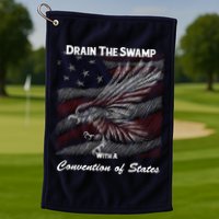 Drain The Swamp With A Convention Of States Golf Towel