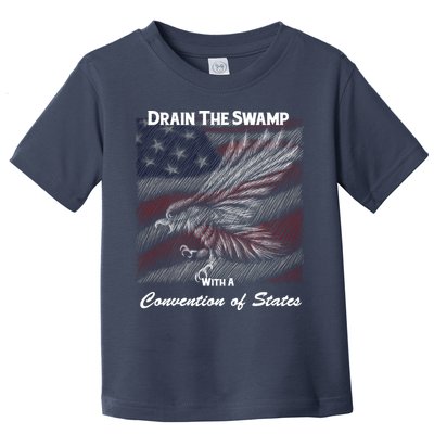 Drain The Swamp With A Convention Of States Toddler T-Shirt
