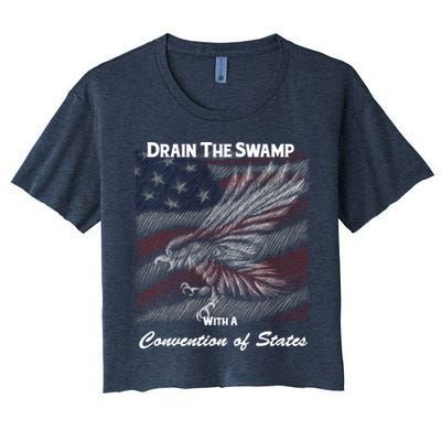 Drain The Swamp With A Convention Of States Crop Top