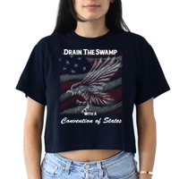 Drain The Swamp With A Convention Of States Crop Top
