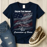 Drain The Swamp With A Convention Of States Womens T-Shirt
