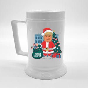 Donald Trump Santa – Promises Delivered Christmas Beer Stein