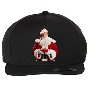 Donald Trump Santa Claus Christmas Xmas Usa President Wool Snapback Cap