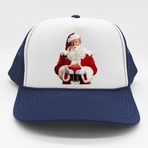 Donald Trump Santa Claus Christmas Xmas Usa President Trucker Hat