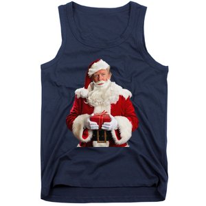 Donald Trump Santa Claus Christmas Xmas Usa President Tank Top