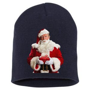 Donald Trump Santa Claus Christmas Xmas Usa President Short Acrylic Beanie