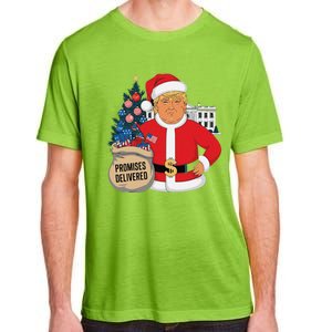 Donald Trump Santa – Patriotic Christmas Promises Delivered Adult ChromaSoft Performance T-Shirt