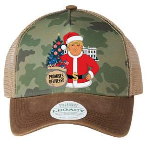 Donald Trump Santa – Patriotic Christmas Promises Delivered Legacy Tie Dye Trucker Hat