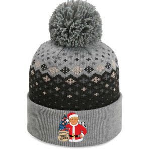 Donald Trump Santa – Patriotic Christmas Promises Delivered The Baniff Cuffed Pom Beanie