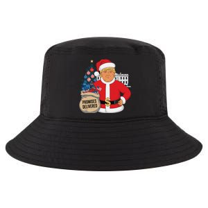 Donald Trump Santa – Patriotic Christmas Promises Delivered Cool Comfort Performance Bucket Hat