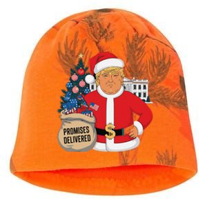 Donald Trump Santa – Patriotic Christmas Promises Delivered Kati - Camo Knit Beanie