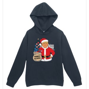 Donald Trump Santa – Patriotic Christmas Promises Delivered Urban Pullover Hoodie