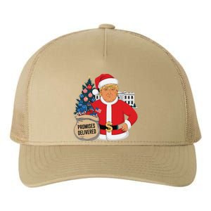 Donald Trump Santa – Patriotic Christmas Promises Delivered Yupoong Adult 5-Panel Trucker Hat