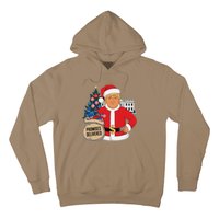 Donald Trump Santa – Patriotic Christmas Promises Delivered Hoodie