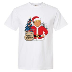 Donald Trump Santa – Patriotic Christmas Promises Delivered Garment-Dyed Heavyweight T-Shirt