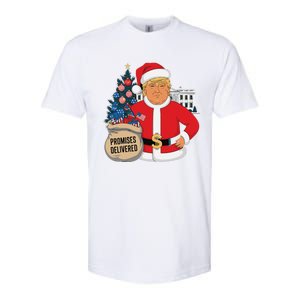 Donald Trump Santa – Patriotic Christmas Promises Delivered Softstyle CVC T-Shirt