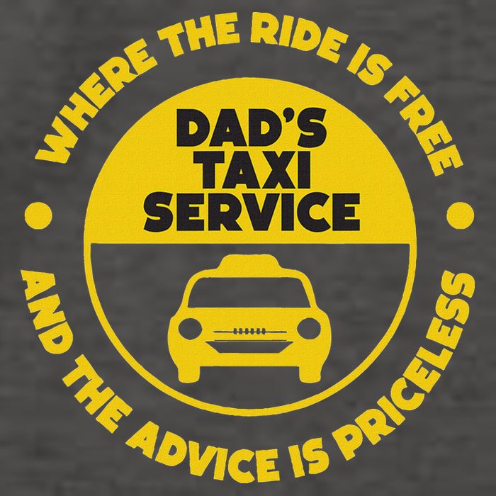 DadS Taxi Service Fathers Day Funny Dad Papa Chauffeur Cab Vector Backpack
