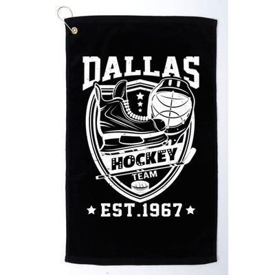 Dallas Texas Star Sticks Funny Hockey Team Vintage Est 1967 Cool Gift Golf Towel
