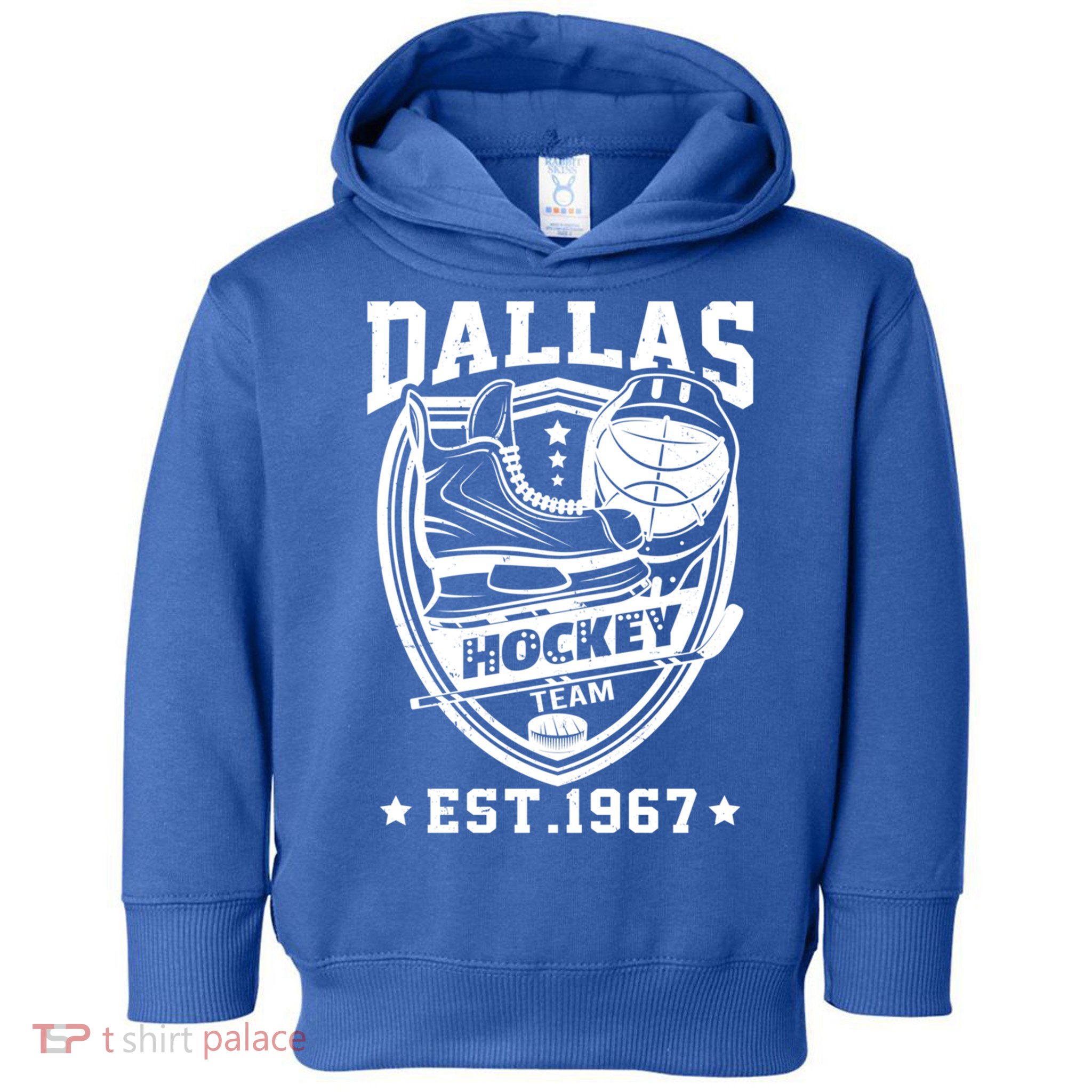 Dallas Texas Star Sticks Funny Hockey Team Vintage Est 1967 Cool Gift Toddler Hoodie