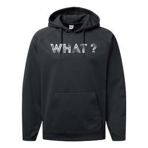 Design That Says What Performance Fleece Hoodie