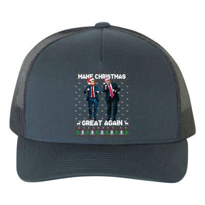 Dancing Trump Santa And Dj Vance Make Christmas Great Again Yupoong Adult 5-Panel Trucker Hat