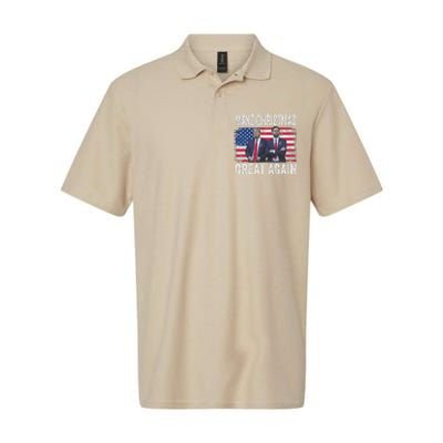 Dancing Trump Santa And Dj Vance Make Christmas Great Again Softstyle Adult Sport Polo