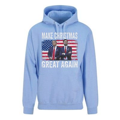 Dancing Trump Santa And Dj Vance Make Christmas Great Again Unisex Surf Hoodie