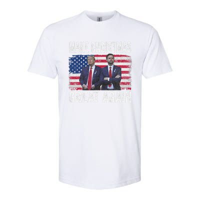 Dancing Trump Santa And Dj Vance Make Christmas Great Again Softstyle CVC T-Shirt