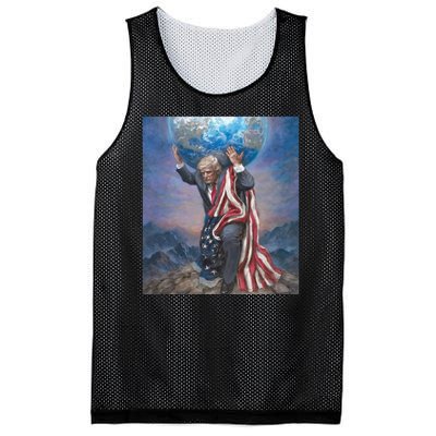 Donald Trump Saving The World Usa Eleciton Mesh Reversible Basketball Jersey Tank