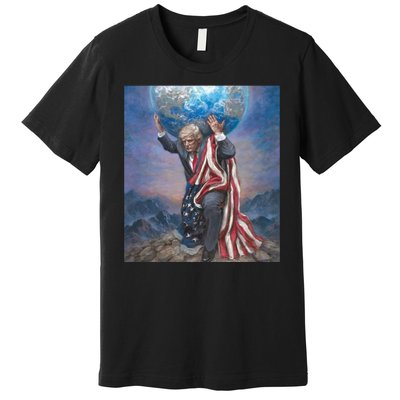 Donald Trump Saving The World Usa Eleciton Premium T-Shirt