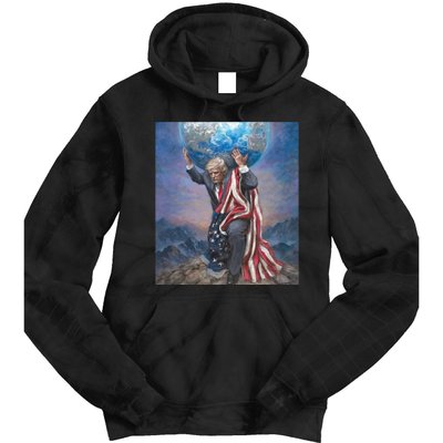 Donald Trump Saving The World Usa Eleciton Tie Dye Hoodie