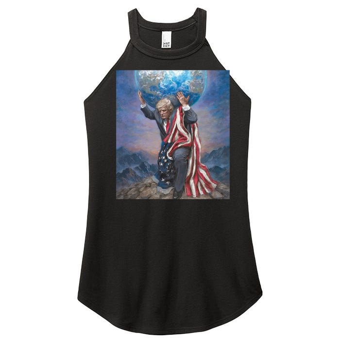 Donald Trump Saving The World Usa Eleciton Women's Perfect Tri Rocker Tank