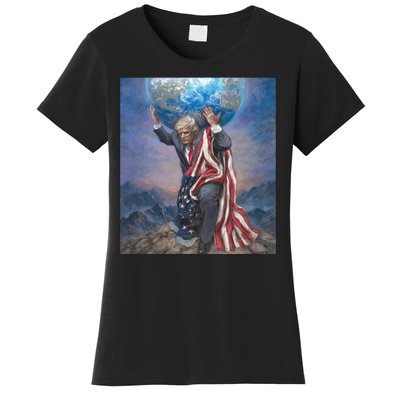 Donald Trump Saving The World Usa Eleciton Women's T-Shirt