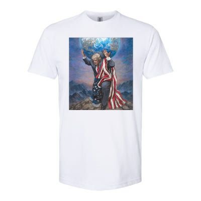 Donald Trump Saving The World Usa Eleciton Softstyle CVC T-Shirt