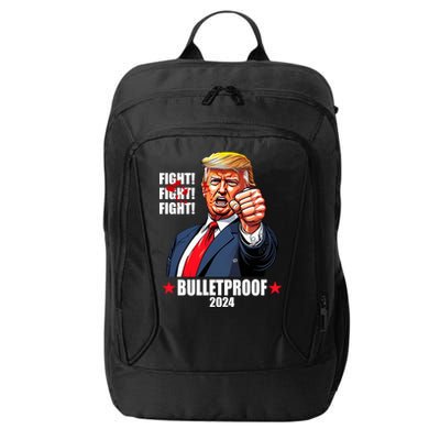 Donald Trump Shot Bulletproof Fight 2024 Election City Backpack