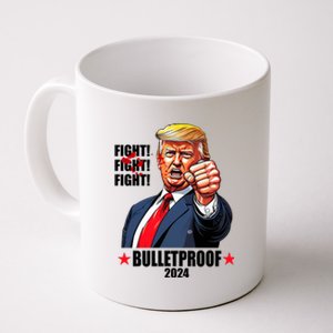 Donald Trump Shot Bulletproof Fight 2024 Election Coffee Mug