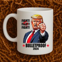 Donald Trump Shot Bulletproof Fight 2024 Election Mug