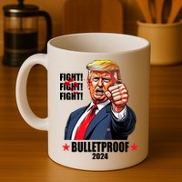 Donald Trump Shot Bulletproof Fight 2024 Election Mug