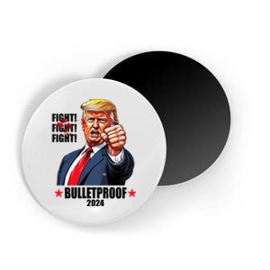 Donald Trump Shot Bulletproof Fight 2024 Election Magnet