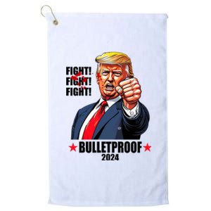 Donald Trump Shot Bulletproof Fight 2024 Election Platinum Collection Golf Towel