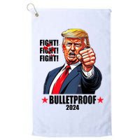 Donald Trump Shot Bulletproof Fight 2024 Election Platinum Collection Golf Towel