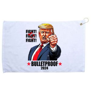 Donald Trump Shot Bulletproof Fight 2024 Election Grommeted Golf Towel