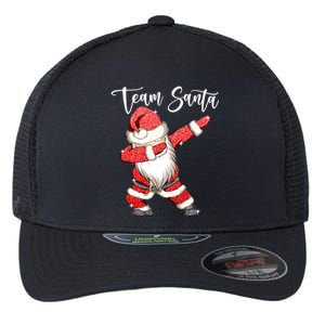 Dabbing Team Santa Claus Christmas Tree Lights Dab Xmas Cute Gift Flexfit Unipanel Trucker Cap