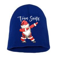 Dabbing Team Santa Claus Christmas Tree Lights Dab Xmas Cute Gift Short Acrylic Beanie