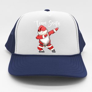 Dabbing Team Santa Claus Christmas Tree Lights Dab Xmas Cute Gift Trucker Hat