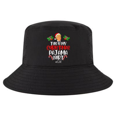 Donald Trump Santa This Is My Christmas Pajama Cool Comfort Performance Bucket Hat