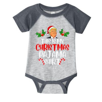 Donald Trump Santa This Is My Christmas Pajama Infant Baby Jersey Bodysuit