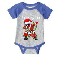 Dabbing Team Santa Claus Christmas Tree Lights Dab Xmas Gift Infant Baby Jersey Bodysuit