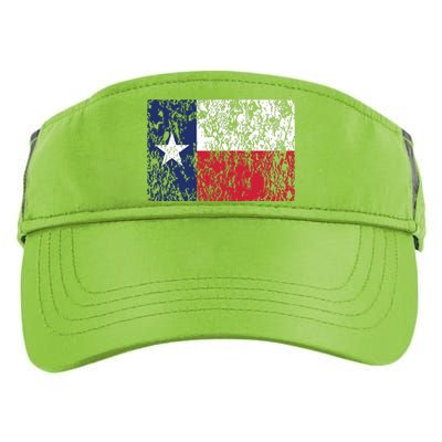 Distressed Texas State Flag Houston Austin Tx El Paso Adult Drive Performance Visor